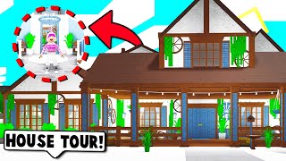 Roblox Bloxburg Rustic Family Mountain Home Speed Build - bloxburg house ideas roblox normal speed