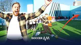 JaackMaate SMASHES Crossbar Challenge 🔥 | Soccer AM Pro AM | Lee Trundle & Joelah Noble