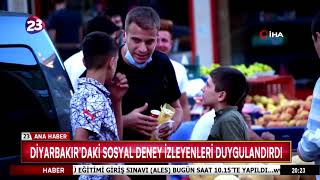 DİYARBAKIR’DAKİ SOSYAL DENEY İZLEYENLERİ DUYGULANDIRDI