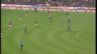 دييغو سيميوني يسجل هدفين في مرمى ميلان - الدوري الإيطالي 1997/1998