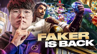 FAKER IS BACK - KDF VS T1 - CAEDREL