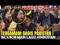 🔴TERGAMAM Gadis cantik dari Pakistan terkejut macam tak percaya bila SENTUHAN main lagu Hindustan