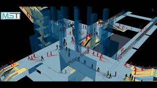 3D Pedestrian / Passenger Simulation
