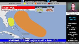 NW Florida QuickCast - 8-10-2017