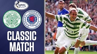 Celtic 6-2 Rangers (27/08/00) | Demolition Derby and THAT Larsson Chip! | SPFL Classics