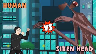 Human vs Siren Head | Monster Animation