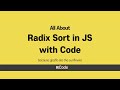 All About Radix Sort with Code