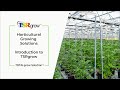 Horticultural Growing Solutions | Introduction to TSRgrow