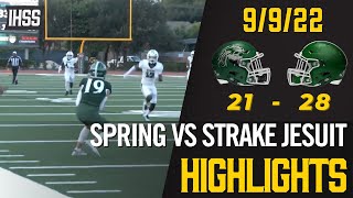 Spring at Strake Jesuit - 2022 Week 3 Football Highlights