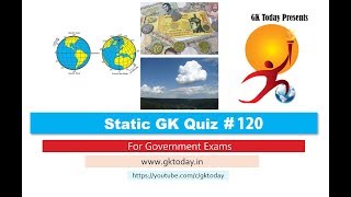 GKToday's Static GK Quiz-120 [Basic Geography]