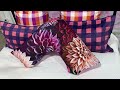 annah stretton tri pillow case purple dahlia