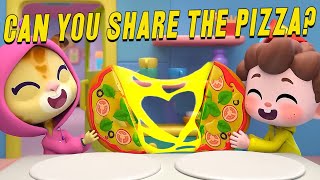 Let's Share the Pizza | Good Manners | Nursery Rhymes \u0026 Kids Songs