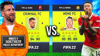 Prison FC vs. Meme FC... in FIFA 22! 🤣