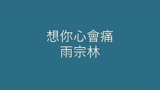 雨宗林 想你心會痛 中文歌詞