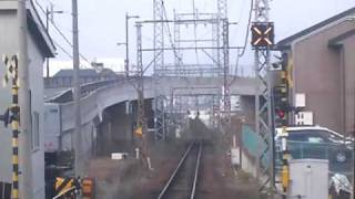 長野電鉄　長野線　中野松川駅～信州中野駅　前面展望