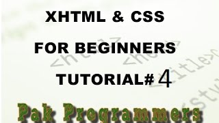 XHTML and CSS Tutorial 4 Adding Links to our Webpage