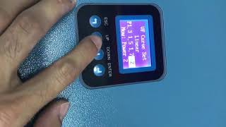 How to set ac ouput VF curve