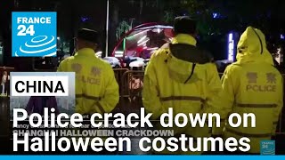 Shanghai police crack down on Halloween costumes over political satire fears • FRANCE 24 English