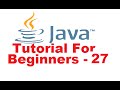Java Tutorial For Beginners 27 - Method Overriding in Java