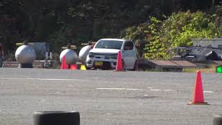 SUZUKI ALTO turbo RS HA36S Gymkhana 2018姫路セントラルパークジムカーナシリーズ最終戦 №8 TEST RAN(out)