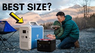 Is a 1500 watt power station TOO LARGE for car CAMPING and small camper TRAILERS?
