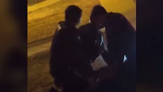 Griffin family outraged after police officer seen punching man on the ground