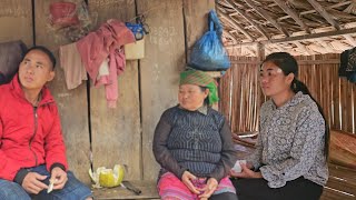 Single mother Ly Tieu Dua and the policeman were very sad