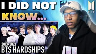 Hard to Hear 😢BTS HARDSHIPS 2013-2021 | Racism, mistreatment, accusations + more | REACTION...😭