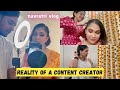 Reality of content creation | Follow me - A chaotic shoot week| Navratri Week Shoot Vlog