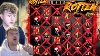 FULL SCREEN ON ROTTEN SLOT PAID HUGE!!! (HACKSAW SLOT)