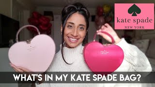 What's in my bag? Kate Spade Love Shack Heart Bag | Valentine's Day Edition