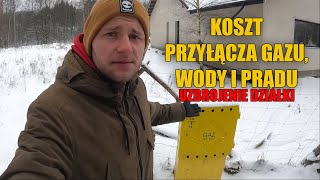 Przyłącze gazu, wody i prądu ile to kosztuje w praktyce? Uzbrojenie działki w media w praktyce.