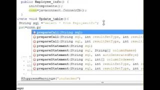 Java prog#5 JTable Populate JTable data from database in java Netbeans and Sqlite mysql