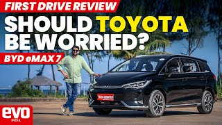 BYD eMAX 7 goes upmarket without a significant price hike | First Drive Review | @evoIndia