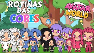 AS MELHORES HISTÓRINHAS DE ROTINA das CORES no AVATAR WORLD - AVATAR WORLD ROTINAS E HISTÓRINHAS 🏠