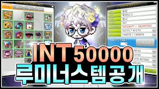 [메이플 뚝이]INT 50,000 고스펙 루미너스 템공개 및 향후 방향