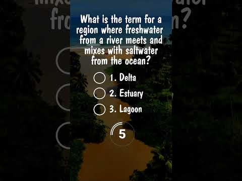 What is the biome called where fresh and saltwater meet?