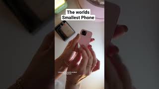 Worlds Smallest phone  #shorts #iphone #technology #ytshorts #mobilephone #IT