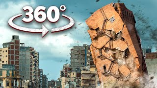 VR 360 EARTHQUAKE SURVIVAL - Natural Disaster: Up-close 360 video
