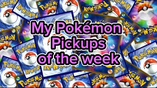 Pokémon sealed products and singles I picked up this week!!!