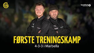 Direkte fra treningfeltet dagen før årets første kamp