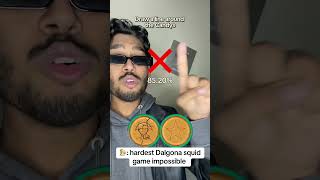 2 Dalgona hardest impossible? #viral #trending #squidgame2