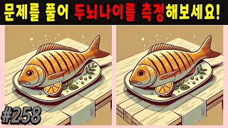 [다른그림찾기/틀린그림찾기] #258 60세 이상 필수 치매예방 두뇌운동 /숨은 그림 찾기 쉬운 게임