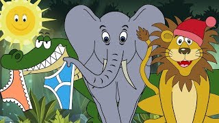 Down in the Jungle! Nursery Rhyme for babies and toddlers from Sing and Learn!