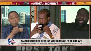 Perk claps back at Pat Bev: You gotta come on here and speak the TRUTH! | First Take