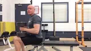 Quick Tip: How to get heavy dumbbells into position for the DB Bench Press