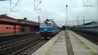 Odjezd vlaku Ex 145 Landek (ČD 151.012) - Kolín, 11. 3. 2013