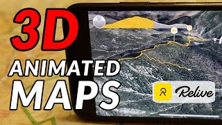 RELIVE APP TUTORIAL // How to create 3D animated videos of your hiking, biking or running activities