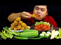 10 AYAM KENTUCKY SAMBAL TERASI LALAPAN BATANG PEPAYA+PARE MEMTAH...