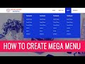 How To Create The Mega Drop Down Menu Using Html And Css | How To Create Megamenu And Dropdown Html